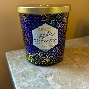 New Bellevue Luxury Candle in Sapphire Cashmere 12oz